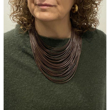 COLLAR AFRI BROWN